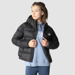 The North Face Veste à Capuche En Duvet Hyalite Pour Femme 10 The North Face Veste à Capuche En Duvet Hyalite Pour Femme -France Vêtements Soldes 2024 3Y4R JK3 alt4