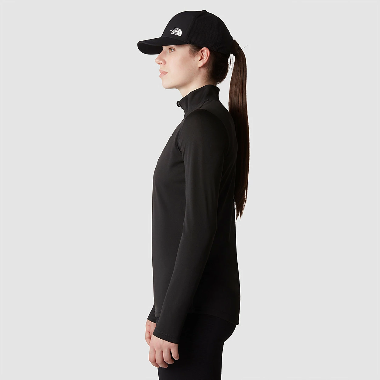 The North Face Haut Manches Longues à Col Zippé Flex Pour Femme 4 The North Face Haut Manches Longues à Col Zippé Flex Pour Femme – Image 4