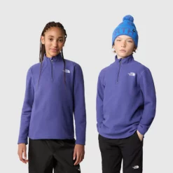 The North Face Polaire à Col Zippé 100 Glacier Pour Enfant