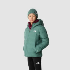 The North Face Veste à Capuche En Duvet Réversible North Pour Fille