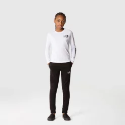 The North Face T-shirt à Manches Longues Graphic Pour Enfant -France Vêtements Soldes 2024 854T FN4 alt5